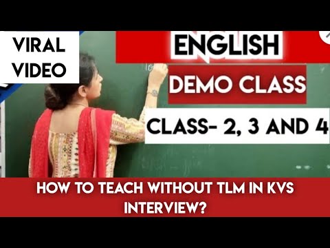 KVS English Demo for classes 2,3 and 4|| English grammar