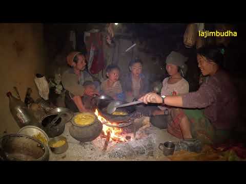 Winter Survival in the Himalayas: A Day in the Life of a Farmer || lajimbudha ||