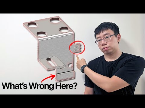 Only Real Mechanical Engineers Can Spot These Design Mistakes | Sheet Metal
