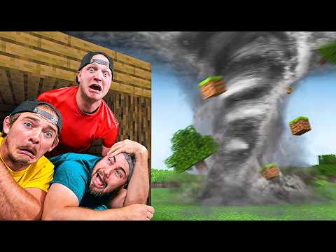 I Survived a Tornado in Minecraft
