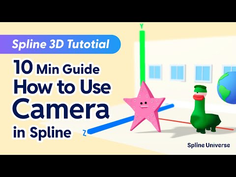 How to Use Cameras in Spline 3D | Beginner-Friendly Tutorial in 10 Minutes
