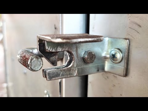 Chốt cửa tự đóng #2. Không cần hàn (self-closing door latch #2)
