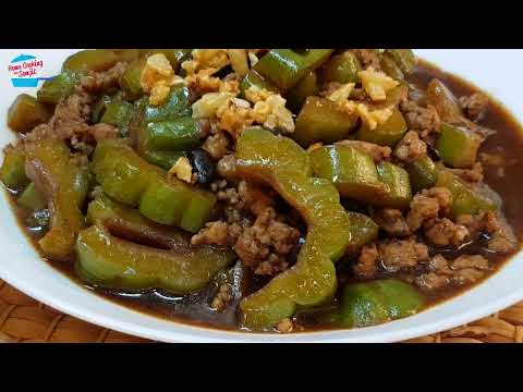 Bitter Gourd with Minced Pork & Salted Black Bean Sauce 🥬🍚