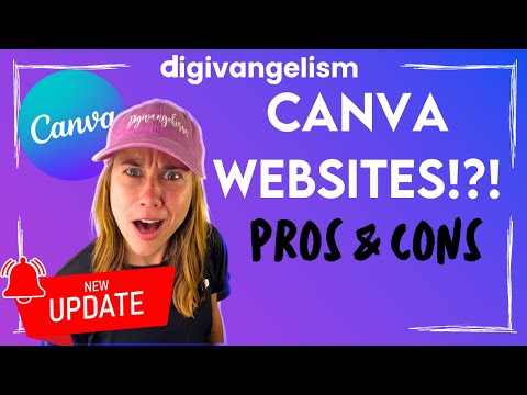 CANVA WEBSITES in 2024: Pros & Cons