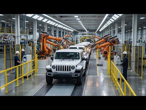 How It’s Made: Jeep Wrangler 4xe | Inside the Full Factory Assembly Line Process
