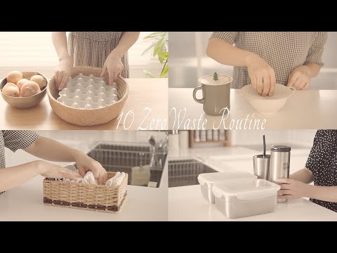 SUB) Zero waste practice tips in daily life, zero waste routine