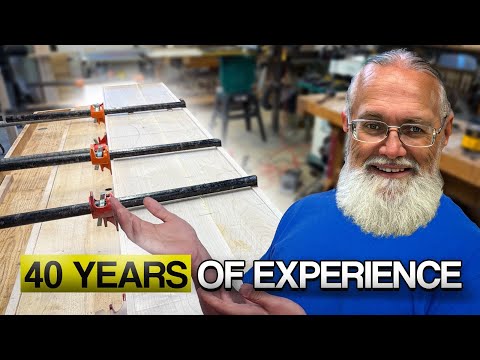 How To Glue Up A Table Top: Tips from 40+ years experience