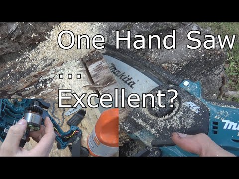 Makita DUC150Z 18V Brushless 150mm Pruning Saw [Unboxing,Testing,& Teardown]