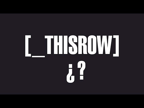 WHEN TO USE [_THISROW] - APPSHEET