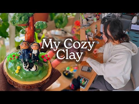 Self-Employed Artist Diaries ✿ A Week of Sculpting to Soothe the Soul: A Slow Vlog