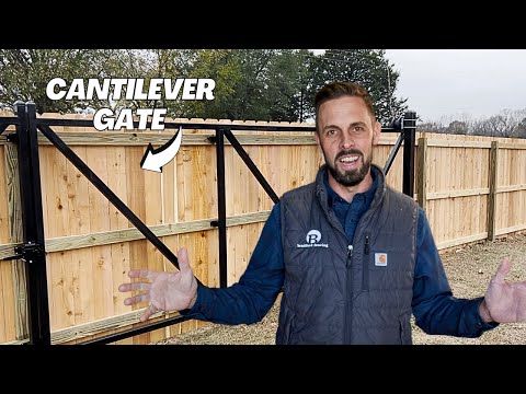 MASSIVE 20FT CANTILEVER GATE