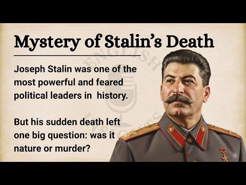 The Mystery of Stalin’s Brutal Death || Learn English Through Story Level 2 || Graded Reader
