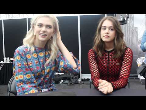 Jenny Boyd and Kaylee Bryant - Legacies - NYCC 2018