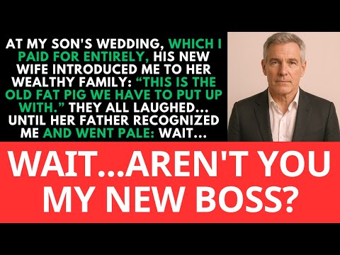 “My daughter-in-law called me a pig at my son’s wedding”—then discovered I was her father’s new CEO!