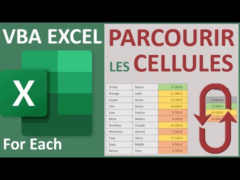 Parcourir toutes les cellules sélectionnées en VBA Excel
