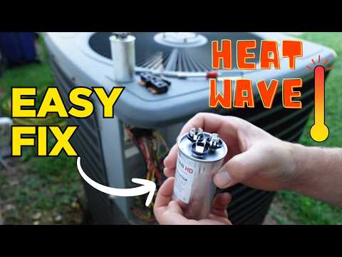 Easy Air Conditioner Fix - How to Tell if your A/C Capacitor is Bad.