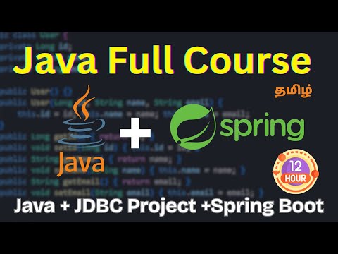 Complete Java Course 2025 | Learn Java With JDBC Project, Spring Framework, Microservices