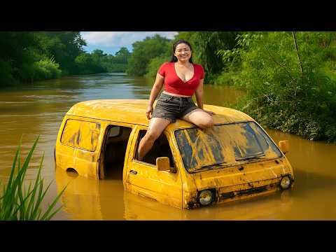 She Found This Car Sunk in a Flood… And Brought It Back to Life!