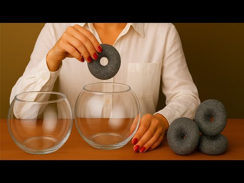 3 Incredible Ideas with Glass Bowl and Steel Scourer!