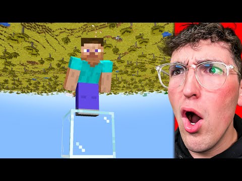 I Fooled My Friend with UPSIDE Down Minecraft