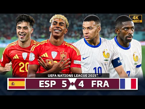 Mbappé’s Effort in Vain as Yamal & Spain RULE the Night! 🔥9 Goal Thriller