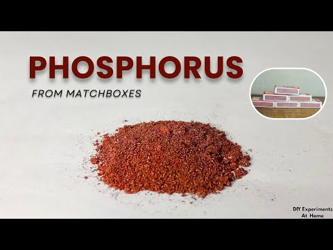 I Extracted Red Phosphorus from 100 Matchboxes