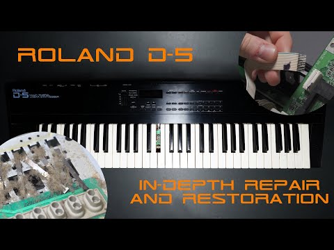 Repairing a dirty synth from 1989! ROLAND D5