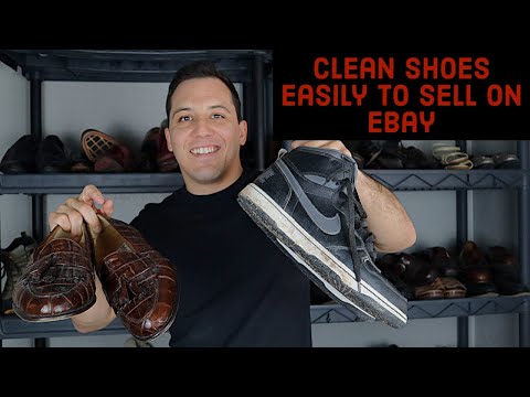 Quick Cleaning Guide for Selling Shoes on eBay 2020