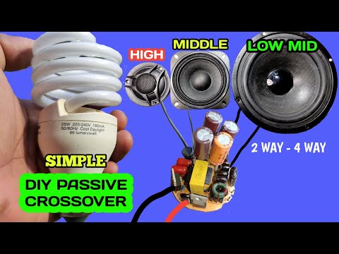 Without Capital | How to Make Your Own Passive Crossover | High | Middle | Mid Lows