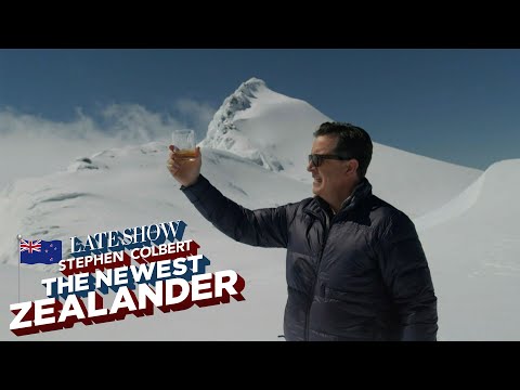 Stephen Colbert Treks To Remote Parts Of New Zealand To Test His Mettle As The Newest Zealander