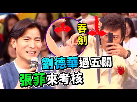 劉德華過五關 張菲來考核！劉天王揪菲哥一起吞劍│龍兄虎弟