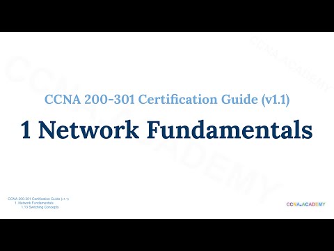 CCNA 200-301 Certification Guide 1: Network Fundamentals