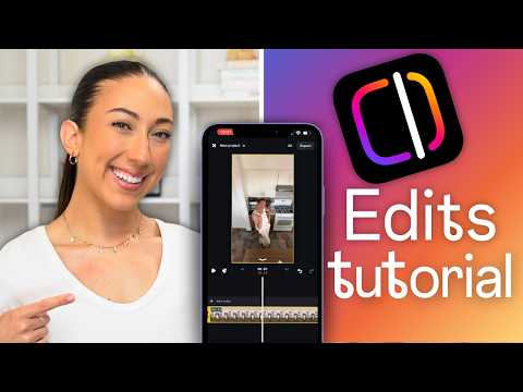 Instagram Edits App (FULL TUTORIAL) | Should Edits Replace CapCut? Let's talk about it!