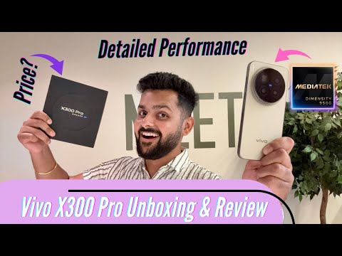 Vivo X300 Pro Unboxing & Review - Detailed Dimensity 9500 Performance Test, Camera, Battery & More!