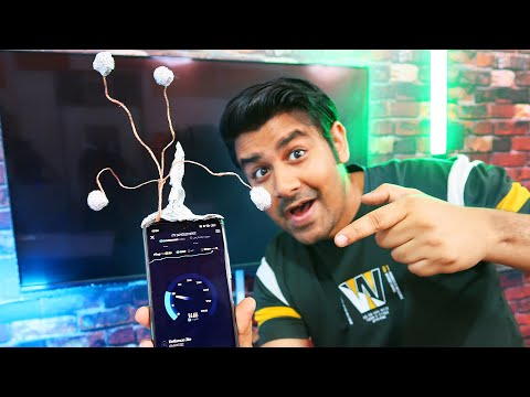 Unlimited Full Speed 5G Antenna  - 5G Network Booster Jugaad !! (Reality)