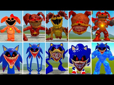 ALL NEW POPPYPLAYTIMECHAPTER 3 MECHATITAN DOGDAY VS ALL SPRUNKI SONIC EXE FAMILY ? in Garrysmod!,...