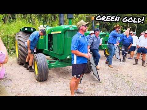 AUCTION DAY! A HUGE Line Up of Vintage John Deere Tractors go under the HAMMER!