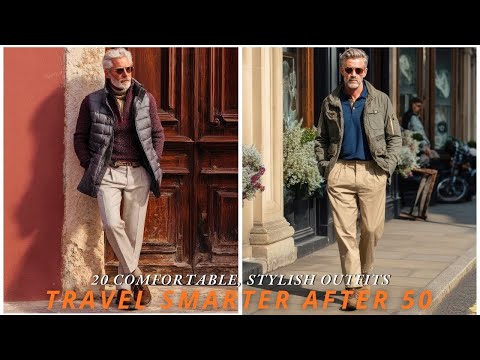 Travel Smarter After 50 with These 20 Comfortable Outfits - men's fashion