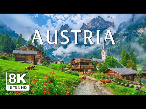 Austria 8K | Breathtaking Alpine Villages & Crystal-Clear Lakes – Europe’s Hidden Gem