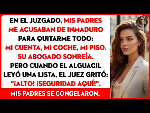 Mis padres me lo reclamaron todo en el juzgado, hasta que el alguacil leyó la lista...