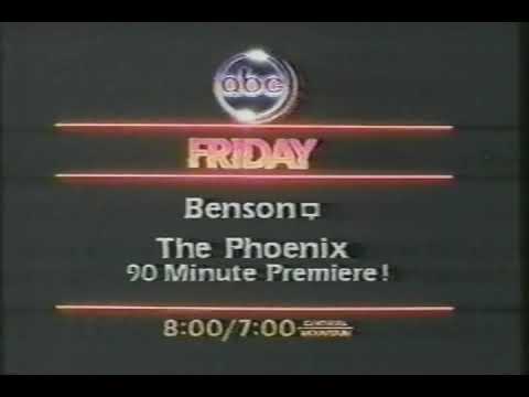 PROMO   BENSON, THE PHOENIX PREMIERE MARCH 1982