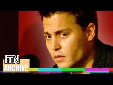 Johnny Depp and Iggy Pop Press Conference at Cannes Film Festival (1997)