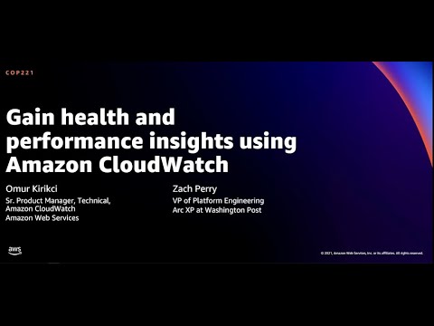 AWS re:Invent 2021- Get insights from operational metrics at scale with CloudWatch  Metrics Insights