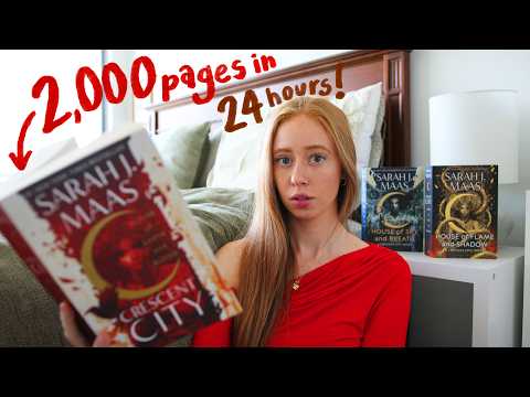 I tried to read the ENTIRE Crescent City series... in 24 hours 😅