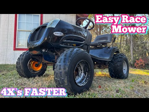 TURNING A FREE JUNKED MOWER INTO A RACE MACHINE