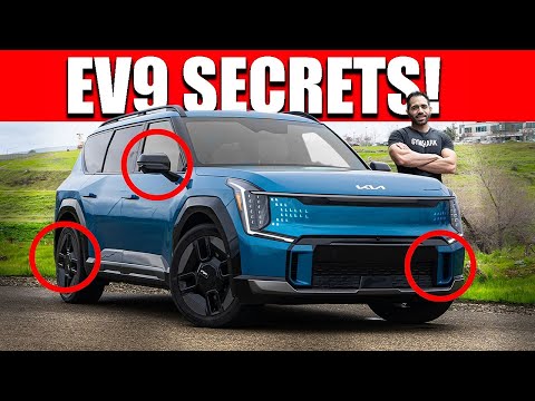 2024 - 2025 KIA EV9 GT-LINE Tips & Tricks, Hidden Features!
