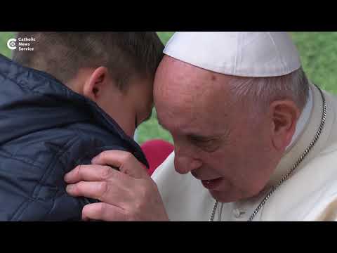 Little boy asks Pope Francis: 'Is my dad in heaven?'
