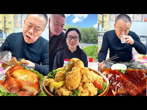 二哥做的饭真好吃，香迷糊了~The food made by my second brother is so delicious that it makes me feel dizzy #food