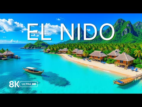 El Nido, Philippines 8K β Explore Hidden Beaches, Crystal Waters & Tropical Paradise