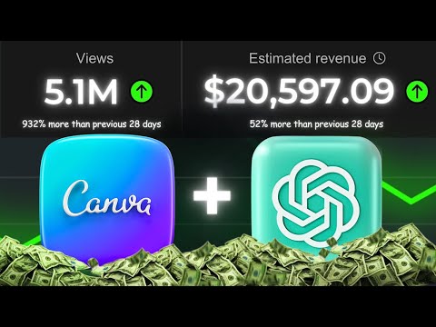 How I Make FACELESS Youtube Videos in 12 MINUTES Using AI (Canva + ChatGPT)